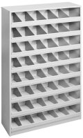 ADB Kleinteileregal 53618 lichtgrau 50,0 x 12,5 x 85,0 cm...