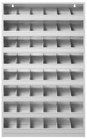 ADB Kleinteileregal 53618 lichtgrau 50,0 x 12,5 x 85,0 cm...