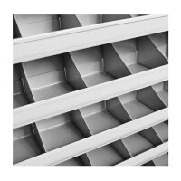 ADB Kleinteileregal 53618 lichtgrau 50,0 x 12,5 x 85,0 cm  ( 53618 )