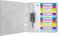 LEITZ Ordnerregister WOW DIN A4 Vollformat,...