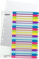 LEITZ Ordnerregister WOW DIN A4 Vollformat,...