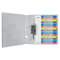 LEITZ Ordnerregister WOW DIN A4 Vollformat,...