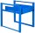 ADB Fassregal 91005 lichtblau 46,5 x 64,0 x 58,0 cm