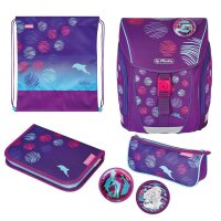 herlitz Schulranzen-Set FiloLight Plus Sea Bubbles...
