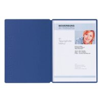 PAGNA Bewerbungsmappe SOLO DIN A4 blau, 1 St.
