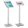 Showdown® Displays Infoständer silber DIN A4 30,0 x 29,2 x 108,0 cm, 1 St.