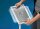 Showdown® Displays Infoständer silber DIN A4 30,0 x 29,2 x 108,0 cm, 1 St.