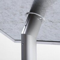 Showdown® Displays Infoständer silber DIN A3 33,0 x 39,1 x 111,0 cm, 1 St.