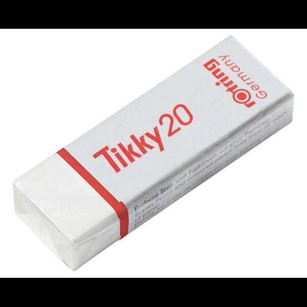 rotring Radiergummi Tikky 20 weiß, 1 St.