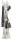 HAKU Möbel Kleiderständer 17300 silber Metall 14 Haken 35,0 x 186,0 cm, 1 St.