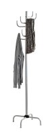 HAKU Möbel Kleiderständer 43110 silber Metall 8 Haken 37,0 x 180,0 cm, 1 St.