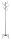 HAKU Möbel Kleiderständer 43110 silber Metall 8 Haken 37,0 x 180,0 cm, 1 St.