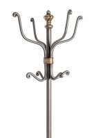 HAKU Möbel Kleiderständer 88783 anthrazit Metall 8 Haken 46,0 x 180,0 cm, 1 St.