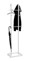 HAKU Möbel Kleiderständer 88381 weiß Metall 8 Haken 45,0 x 175,0 cm, 1 St.