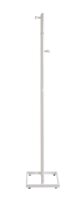 HAKU Möbel Kleiderständer 88381 weiß Metall 8 Haken 45,0 x 175,0 cm, 1 St.