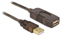 DeLOCK USB 2.0 A Kabel Verlängerung 5,0 m schwarz, 1...