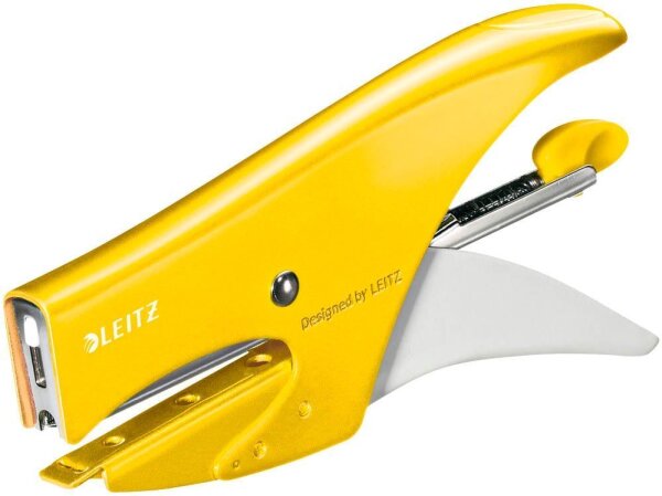 LEITZ Heftzange 5531 WOW gelb-metallic, 1 St.