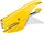 LEITZ Heftzange 5531 WOW gelb-metallic, 1 St.