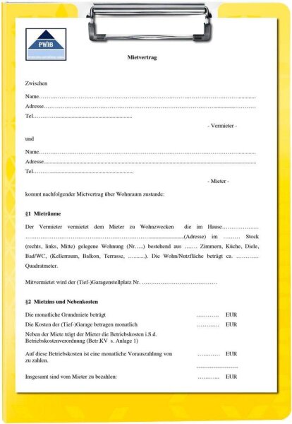 LEITZ Klemmbrettmappe WOW 4199 DIN A4 gelb Kunststoff, 1 St.