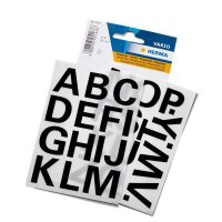 HERMA Klebebuchstaben 4167 Buchstaben A-Z, schwarz 25,0 x...