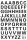 HERMA Klebebuchstaben 4158 Buchstaben A-Z, schwarz 10,0 x 10,0 mm, 63 Etiketten