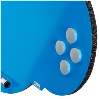rocada Whiteboard Skin Cloud Shape 115,0 x 75,0 cm blau lackierter Stahl