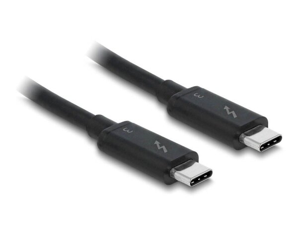 DeLOCK Thunderbolt 3 USB-C-Stecker Kabel 3A 2,0 m schwarz, 1 St.