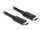 DeLOCK Thunderbolt 3 USB-C-Stecker Kabel 3A 2,0 m schwarz, 1 St.