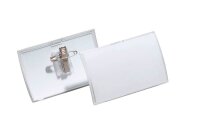DURABLE Click Fold Namensschilder mit Kombiklemme 7,5 x...