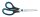 WESTCOTT Linkshänder-Schere Easy Grip schwarz-blau 21,0 cm