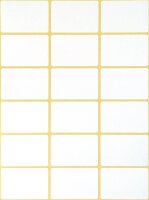 AVERY Zweckform Etiketten 3325 weiß 38,0 x 24,0 mm, 522 Etiketten