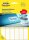 AVERY Zweckform Etiketten 3327 weiß 50,0 x 19,0 mm, 486 Etiketten