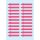 AVERY Zweckform Hinweisetiketten 3008 Pfeile, leuchtorange 9,0 x 39,0 mm, 63 Etiketten