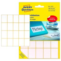 AVERY Zweckform Etiketten 3321 weiß 32,0 x 23,0 mm,...