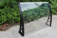 Garden Pleasure Vordach Haustür transparent 100,0 cm