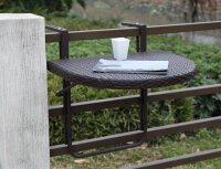 Garden Pleasure AGRA Balkonhängetisch halbrund...