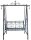 Garden Pleasure Schaukelbank KARI 950390 schwarzbraun Metall 178,0 cm