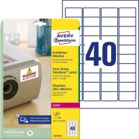 AVERY Zweckform Folien-Kraftklebe-Etiketten L6140-20...