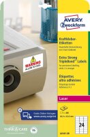 AVERY Zweckform Folien-Kraftklebe-Etiketten L6141-20...