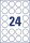 AVERY Zweckform Sicherheitsetiketten L6112-20 weiß 40,0 x 40,0 mm, 20 Blatt