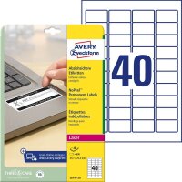 AVERY Zweckform abziehsichere Folienetiketten L6145-20...