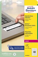 AVERY Zweckform abziehsichere Folienetiketten L6145-20...