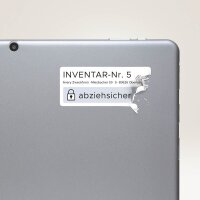 AVERY Zweckform abziehsichere Folienetiketten L6145-20 weiß 45,7 x 25,4 mm, 20 Blatt