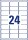 AVERY Zweckform abziehsichere Folienetiketten L6146-20 weiß 63,5 x 33,9 mm, 20 Blatt