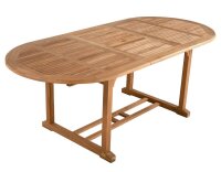 Garden Pleasure Gartentisch SOLO braun oval 95,0 x 160,0...