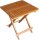 Garden Pleasure Gartentisch CLEVELAND braun quadratisch 50,0 x 50,0 x 50,0 cm