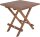 Garden Pleasure Gartentisch CLEVELAND braun quadratisch 50,0 x 50,0 x 50,0 cm