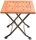 Garden Pleasure Gartentisch WIEN braun quadratisch 45,0 x 45,0 x 45,0 cm