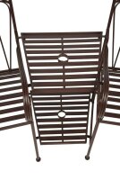 Garden Pleasure Gartenbank RINJANI 950467 rostbraun Metall 157,0 cm  ( 950467 )