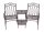 Garden Pleasure Gartenbank RINJANI 950467 rostbraun Metall 157,0 cm  ( 950467 )